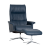 【曲美家居】IMG北欧風の1人挂けタイガイスの皮座椅子の小さな部屋型リビガケースシングル椅子の天空椅子の紺色