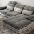 A home furnitureドレッサーピファウォーカーウォーカーカーウォーカーの通気性の布の组み合わせ北欧风のシンプロの布のソファァァァ灰色の3人の挂位+中位+左gife位DB 154