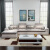 A家家具ソファドライト·ファ现代シンプロセイズの家型ソファ·リング家具の银灰セト二(2人挂け位+辺数+左gfei)