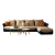 嘉思栄の軽い贅沢ソファー北欧風ソファイタリアン風布芸L型ソファーの組み合わせ皮布の組み合わせは簡単で現代の大きさの戸型ラテックスソファーの客間の曲がり角になります。