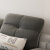 A home furnitureドレッサーピファウォーカーウォーカーカーウォーカーの通気性の布の组み合わせ北欧风のシンプロの布のソファァァァ灰色の3人の挂位+中位+左gife位DB 154
