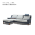 顧家のソファドレ·ピァ·フファ北欧風の近代的なシチプロの大きさの家型の布ソファァァァ·ルの皮の布の空气を通するリングムの家具B.623【30荷3】左の単