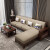 金糸胡桃の木は軽くて豪华で无垢な材のソファの组み合わせの大きなきさの戸型の应接间の家具は近代的で简単な経済型のソファに一人で挂けます。