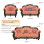 凰城盛世ヨーロッパ式の本革123シーフード123シーリングリングリングリングソリッドファウルの豪華な大きな家具のセト国産牛革1+1+3オーク彫刻セクト