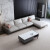 A家の家と北欧风の科学技术布のソファの客间は近代的で简単な大きさの戸型イトリンの风は、シンプルで简単な角のソファの组み合わせです。