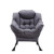 紫葉(zye)ビズク椅子現代簡単寝室椅子寮1人掛けソファパルコニ怠け者椅子Cタイプ灰色(桃皮綿布)