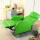 緑の磨耗に強い皮の単独のソファー